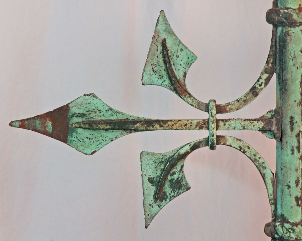 Early Form of Copper Banneret Weathervane Early Form of Copper Banneret Weathervane