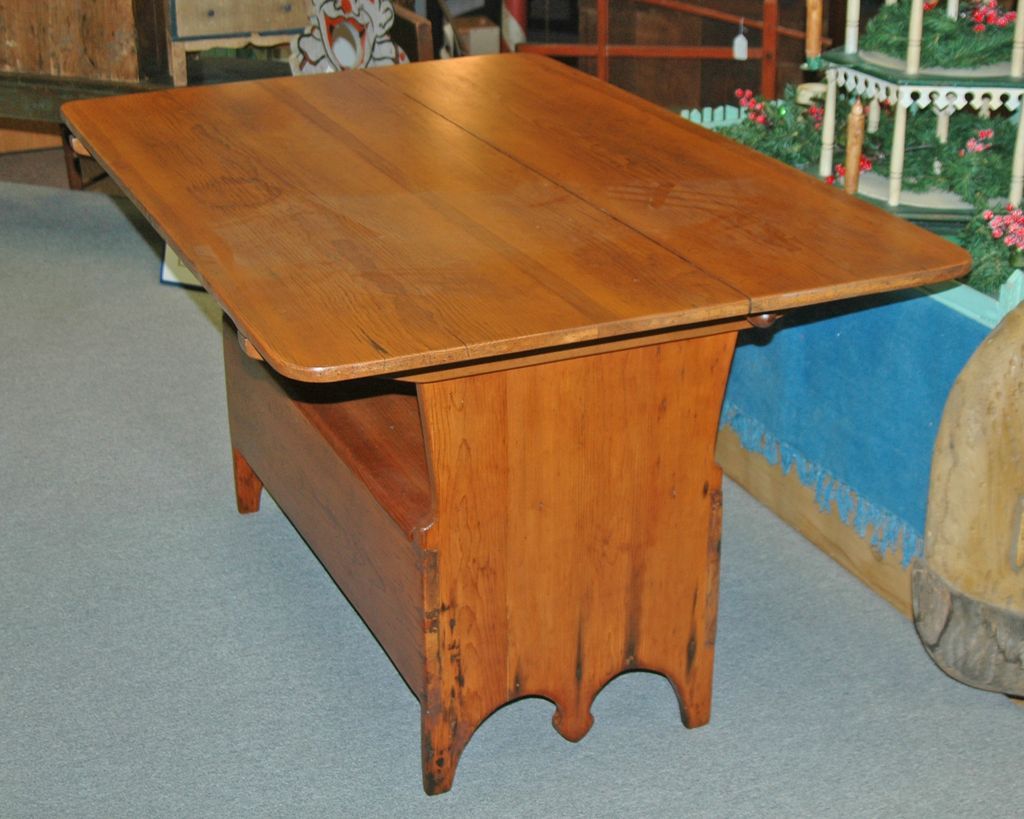 Early Pine Hutch Table Early Pine Hutch Table