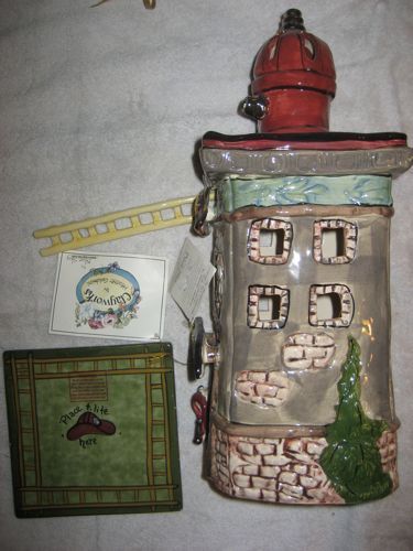 Firehouse Heroes Brigade Blue Sky Porcelain Tea Light Firehouse Heroes Brigade Blue Sky Porcelain Tea Light
