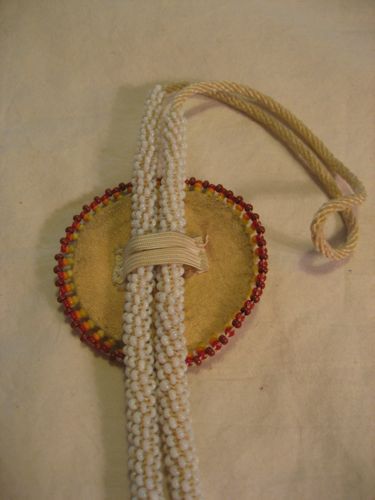 Beaded Rope Thunderbird Bolo Tie Beaded Rope Thunderbird Bolo Tie