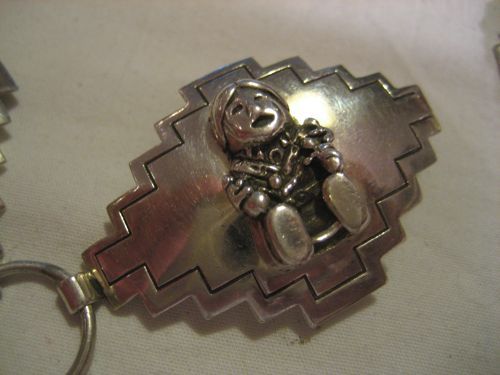 Sterling Silver Storyteller Concho & Necklace & Bracelet Sterling Silver Storyteller Concho & Necklace & Bracelet