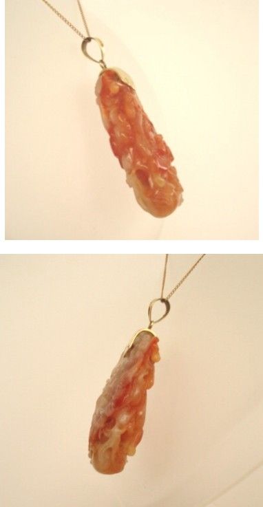 Now 30% Off - Magnificent Vintage Chinese Estate Jade Dragon Flower Pendant 14KT Gold Now 30% Off - Magnificent Vintage Chinese Estate Jade Dragon Flower Pendant 14KT Gold