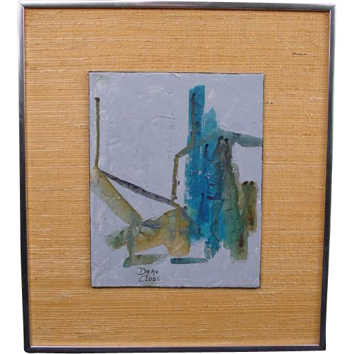 Original Abstract Expressionist Painting by American Artist Dean Close Original Abstract Expressionist Painting by American Artist Dean Close