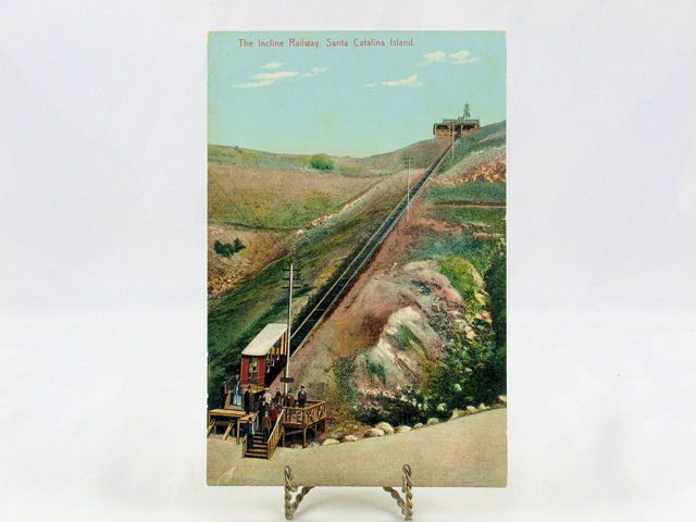 Vintage Post Card of The Incline Railway on Santa Catalina Island Vintage Post Card of The Incline Railway on Santa Catalina Island