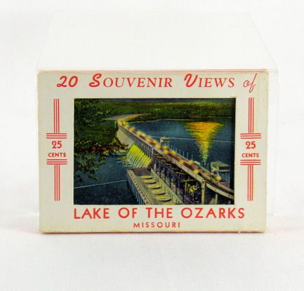 Lake of The Ozarks MIni Souvenir Post Cards c. 1949 Lake of The Ozarks MIni Souvenir Post Cards c. 1949