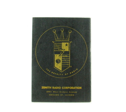 Vintage Short Wave Zenith Trans-Oceanic H500 Operating Guide Vintage Short Wave Zenith Trans-Oceanic H500 Operating Guide