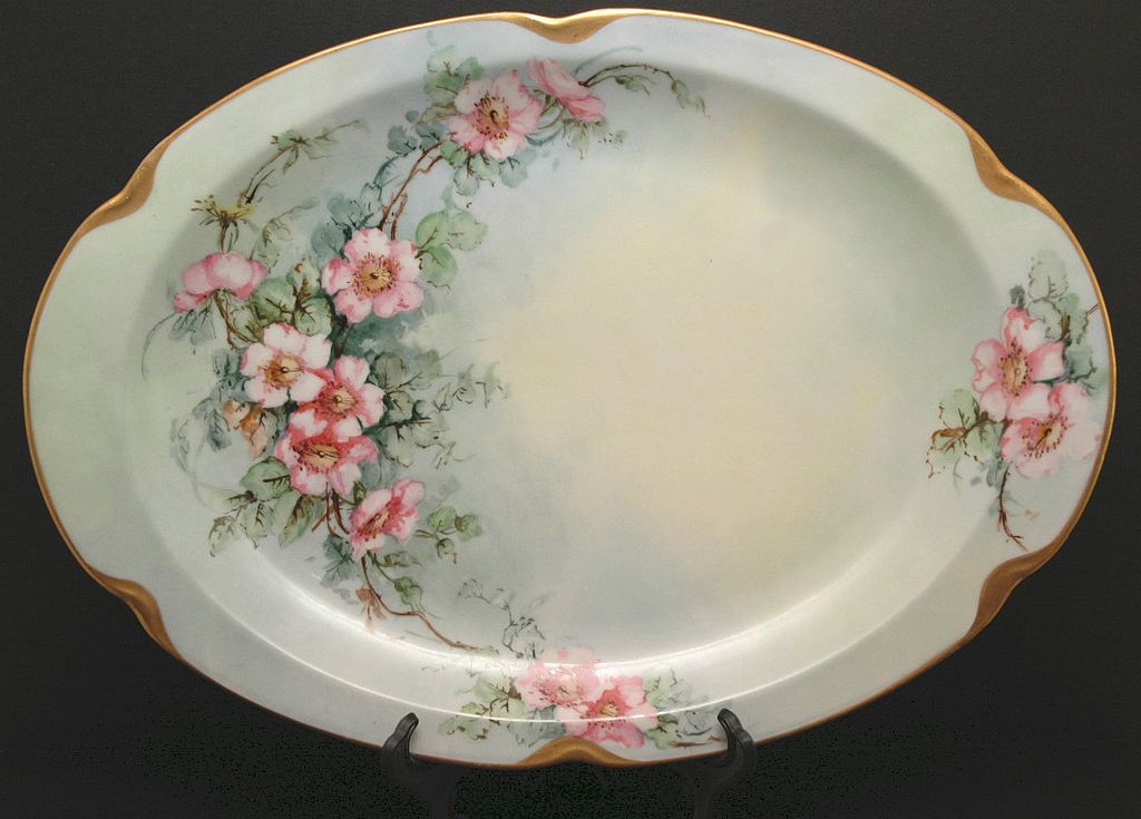 Epiag Royal Platter Made in Czechoslovakia Veragold 18K Epiag Royal Platter Made in Czechoslovakia Veragold 18K