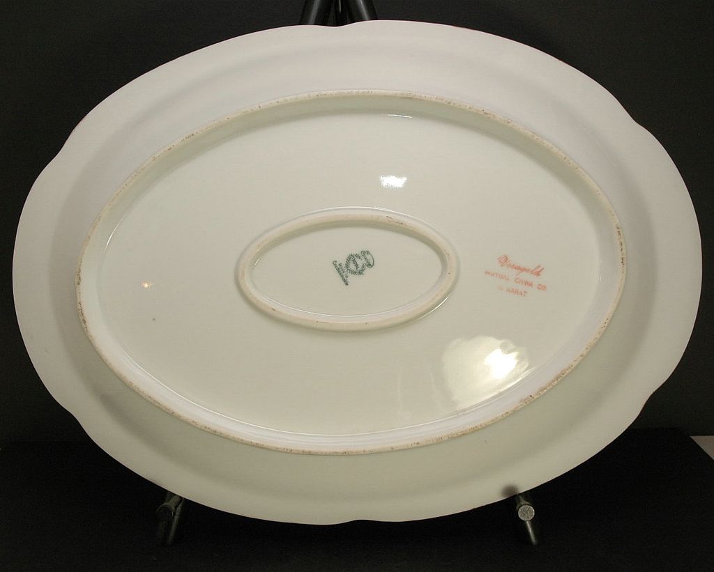 Epiag Royal Platter Made in Czechoslovakia Veragold 18K Epiag Royal Platter Made in Czechoslovakia Veragold 18K