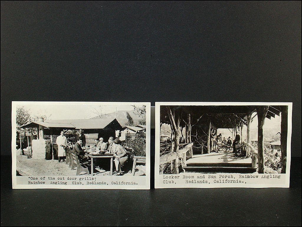 Rainbow Angling Club Redlands, California Real Photo Post Cards (2) Rainbow Angling Club Redlands, California Real Photo Post Cards (2)