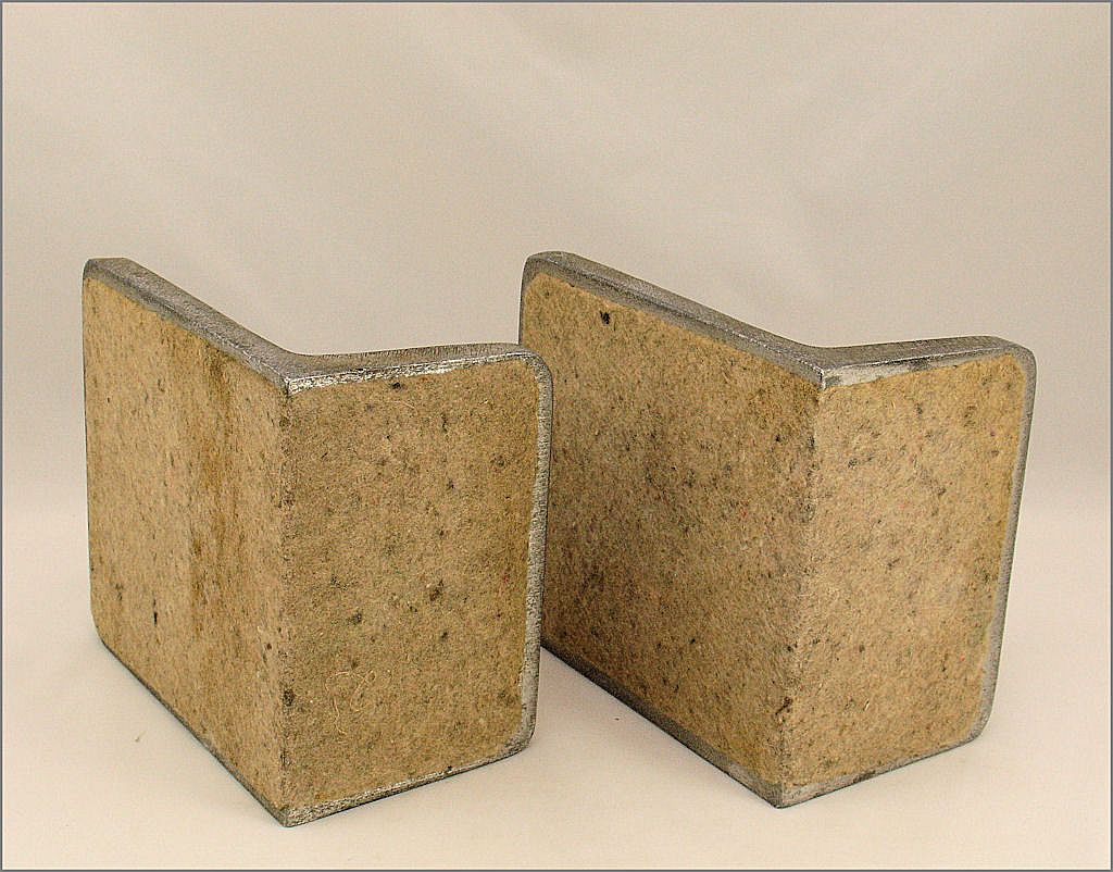 Bruce Fox Forged Aluminum Bookends Signed Bruce Fox Forged Aluminum Bookends Signed