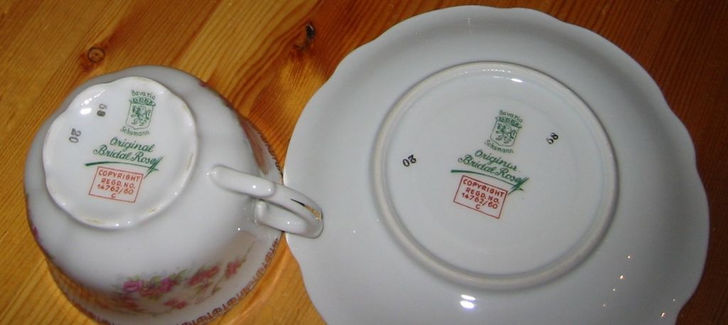 Schumann - Original Bridal Rose - Teacup Set Schumann - Original Bridal Rose - Teacup Set