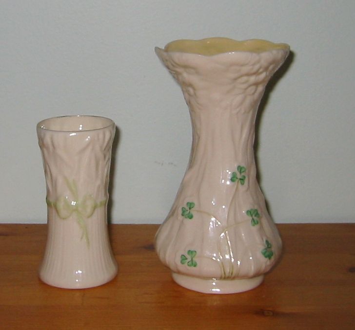 Irish Belleek - Vases (2) Irish Belleek - Vases (2)
