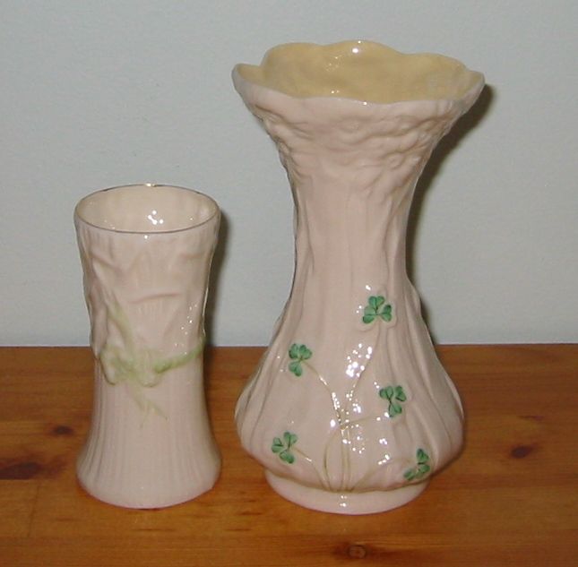 Irish Belleek - Vases (2) Irish Belleek - Vases (2)