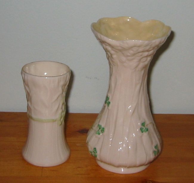 Irish Belleek - Vases (2) Irish Belleek - Vases (2)