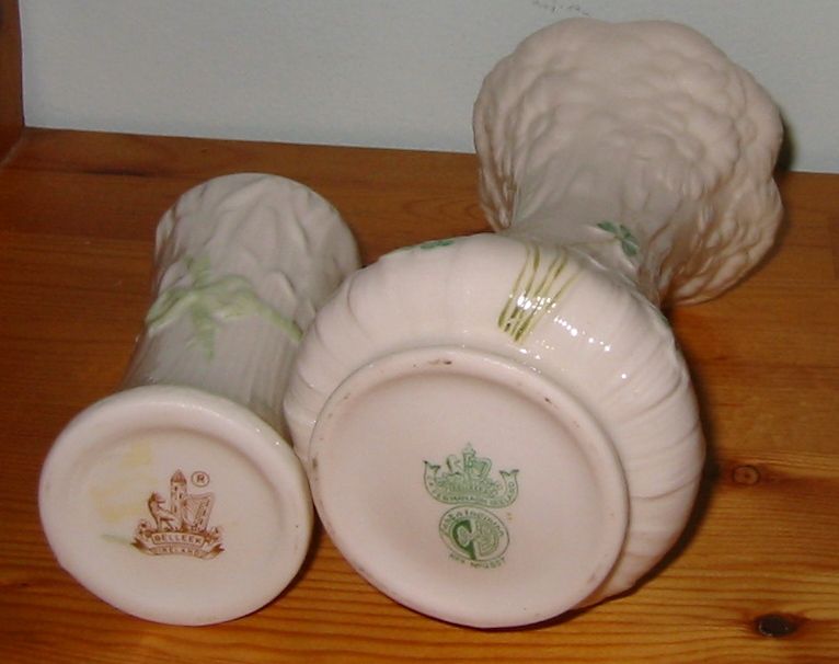 Irish Belleek - Vases (2) Irish Belleek - Vases (2)