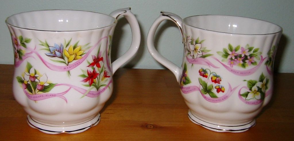 Royal Albert - Our Emblems Dear - Coffee Mugs (2) Royal Albert - Our Emblems Dear - Coffee Mugs (2)