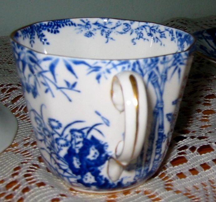 Royal Crown Derby - Blue Mikado - Demitasse Set ca1926 Royal Crown Derby - Blue Mikado - Demitasse Set ca1926