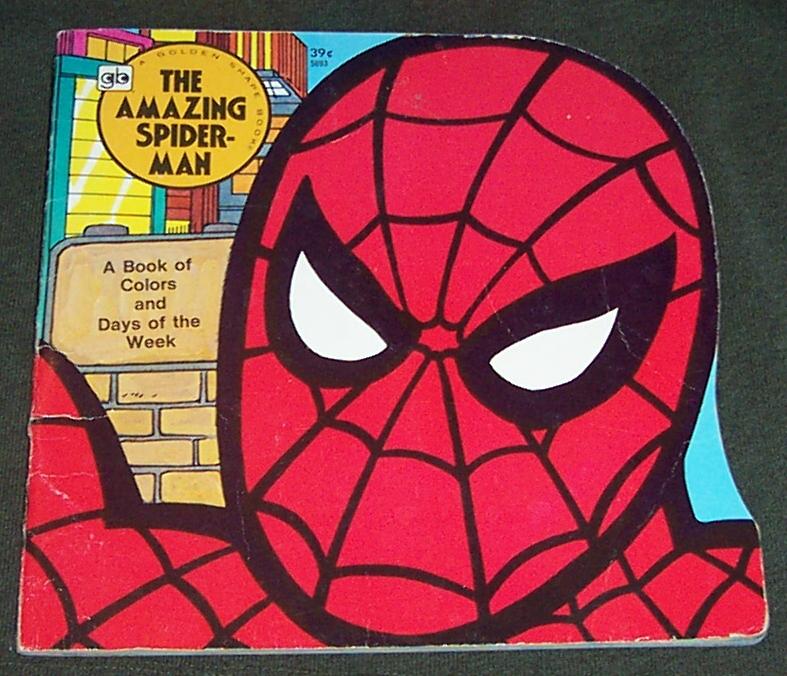 Vintage Spider Man Golden Shape Comic Book Vintage Spider Man Golden Shape Comic Book