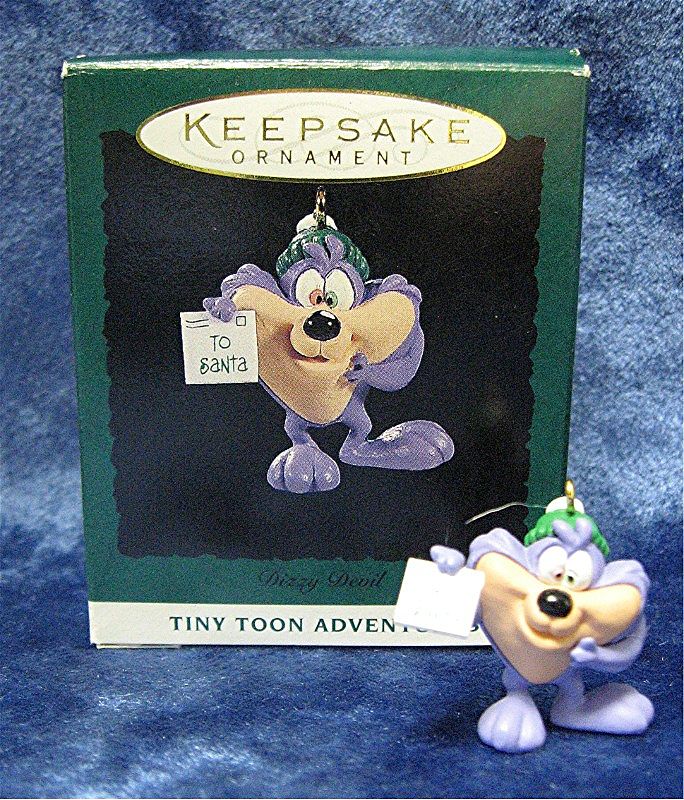 DIZZY DEVIL, a Tiny Toons Adventures Hallmark Miniature Ornament - 1994 DIZZY DEVIL, a Tiny Toons Adventures Hallmark Miniature Ornament - 1994