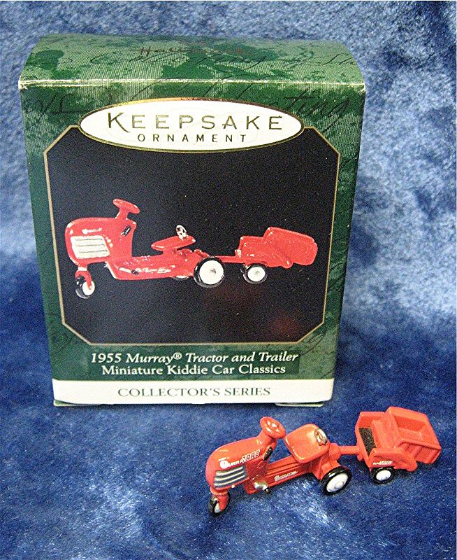 1955 MURRAY Tractor and Trailer, Miniature Hallmark Ornament - 1999 1955 MURRAY Tractor and Trailer, Miniature Hallmark Ornament - 1999