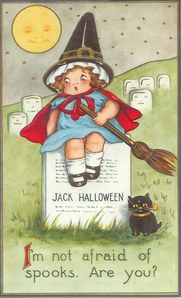 WHITNEY Halloween Postcard ~ I'm not afraid of spooks. Are you? WHITNEY Halloween Postcard ~ I'm not afraid of spooks. Are you?