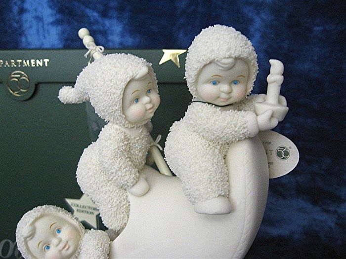 "The Fisherman Three" (Winken, Blinken & Nod) - Dept 56 Snowbabies Collector's Edition "The Fisherman Three" (Winken, Blinken & Nod) - Dept 56 Snowbabies Collector's Edition
