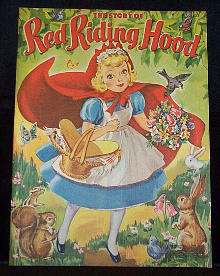 1942 Red Riding Hood Children's Book by Merrill Publishing 1942 Red Riding Hood Children's Book by Merrill Publishing