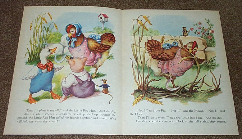 1939 The Little Red Hen Children's Book By Whitman 1939 The Little Red Hen Children's Book By Whitman