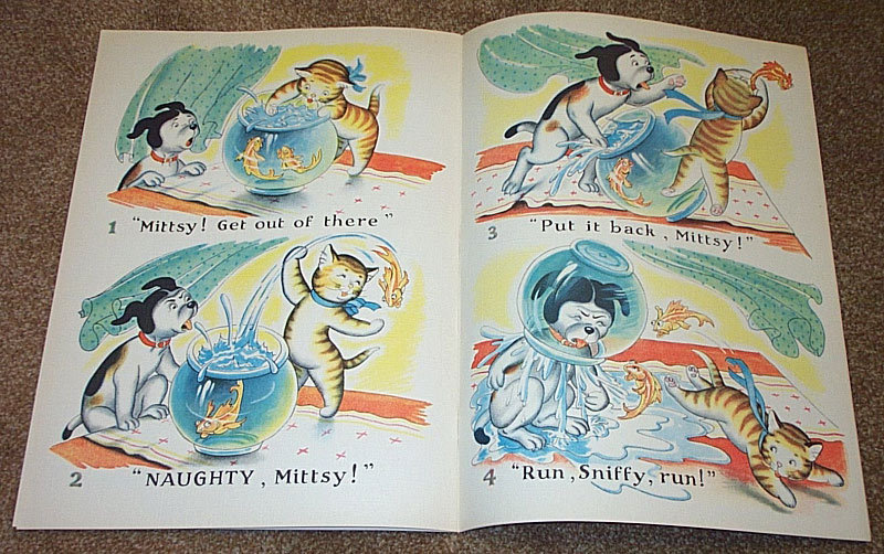 1938 Sniffy and Mittsy Children's Book Whitman Publishing 1938 Sniffy and Mittsy Children's Book Whitman Publishing