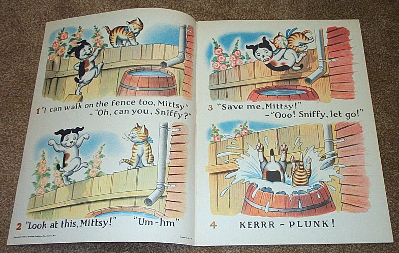 1938 Sniffy and Mittsy Children's Book Whitman Publishing 1938 Sniffy and Mittsy Children's Book Whitman Publishing