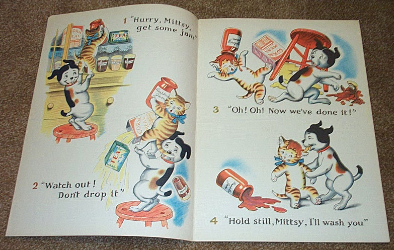 1938 Sniffy and Mittsy Children's Book Whitman Publishing 1938 Sniffy and Mittsy Children's Book Whitman Publishing