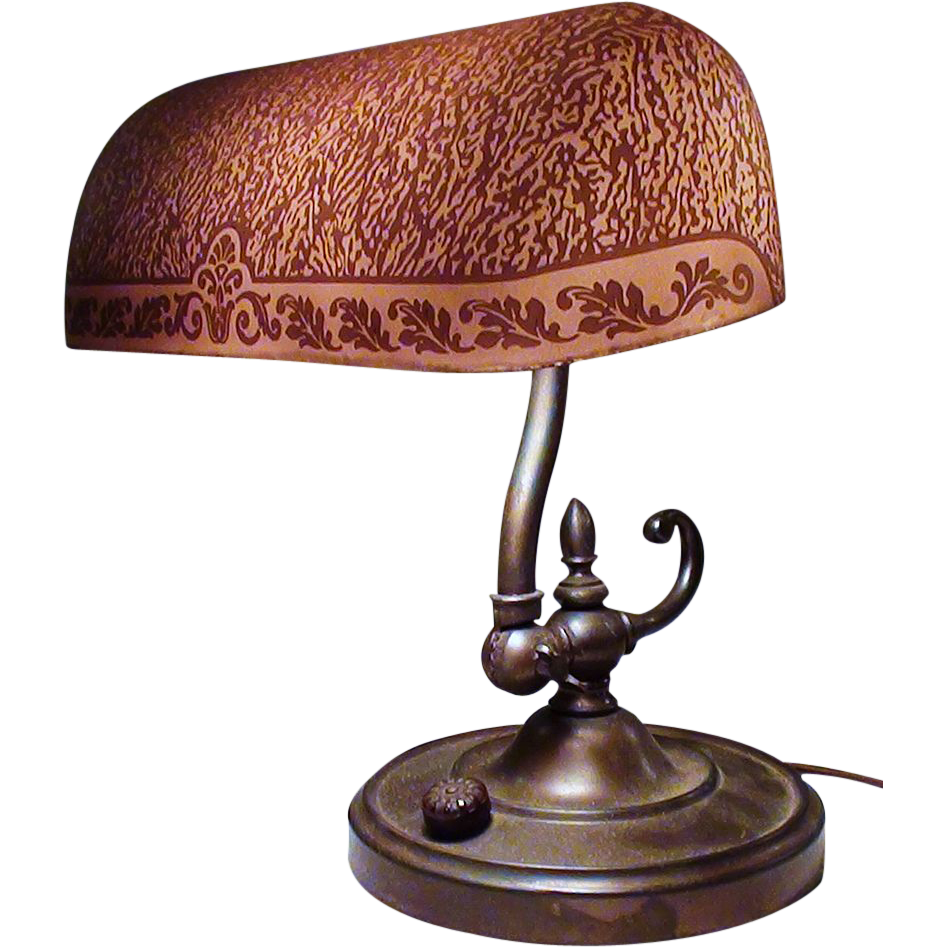 Fancy Brown Etched Shade Emeralite #7 Fancy Brown Etched Shade Emeralite #7