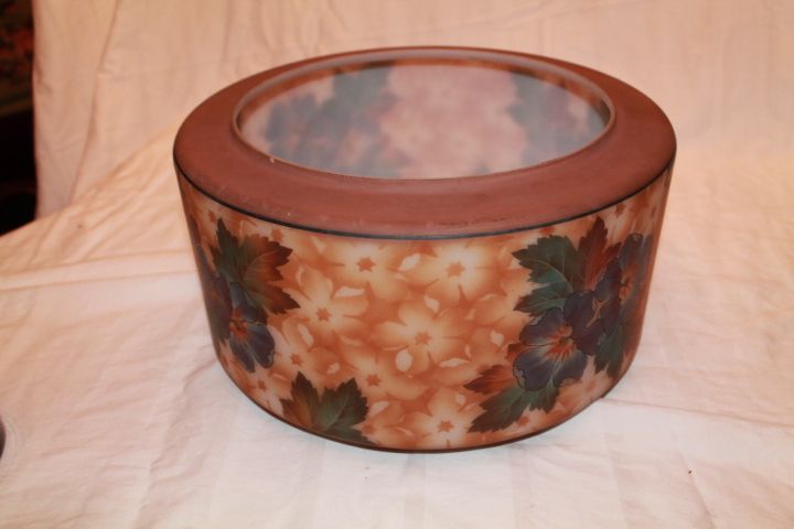 Large Painted Bellova Hanging Shade Large Painted Bellova Hanging Shade