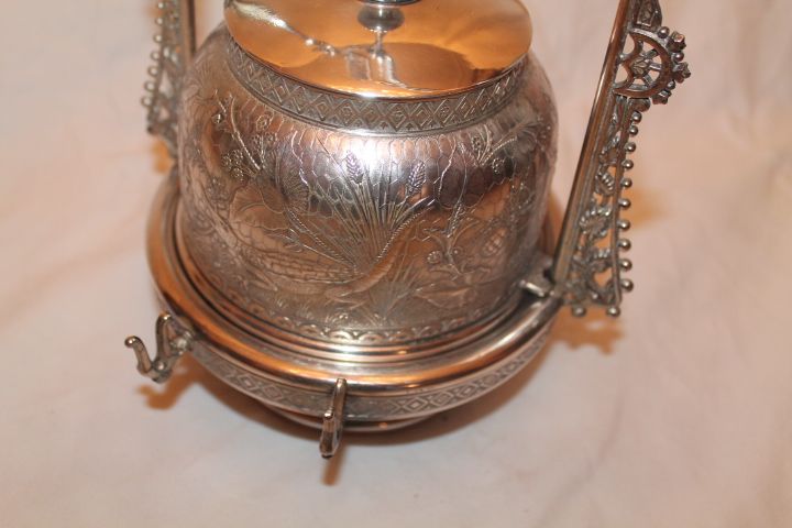 RARE Rogers & Bro. Ca. 1870's Silver Mechanical Butter Dish RARE Rogers & Bro. Ca. 1870's Silver Mechanical Butter Dish