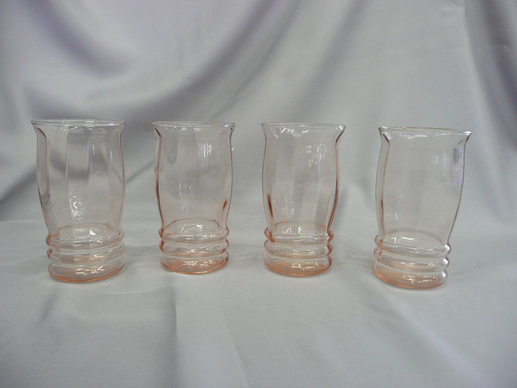 MacBeth-Evans Pink Dogwood Tumblers MacBeth-Evans Pink Dogwood Tumblers