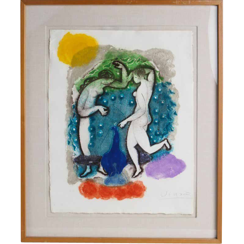 Marvelous Lithograph by Viusa - Signed Artists Proof Marvelous Lithograph by Viusa - Signed Artists Proof