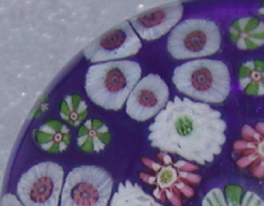 Magnificent Antique Clichy Color Ground Paperweight Magnificent Antique Clichy Color Ground Paperweight