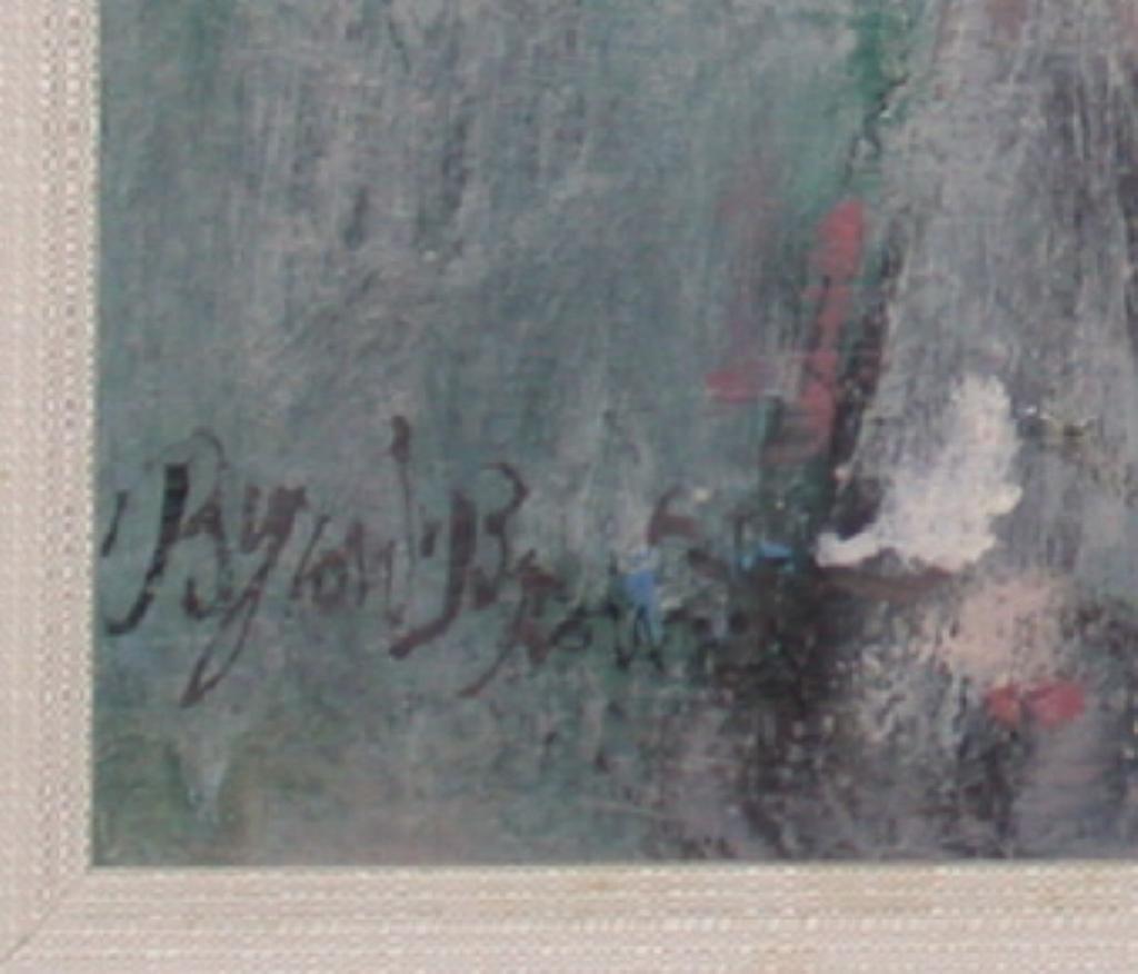 Byron Browne (1907-1961) - Well-listed Artist - Original Oil On Canvas - "Muse" Byron Browne (1907-1961) - Well-listed Artist - Original Oil On Canvas - "Muse"