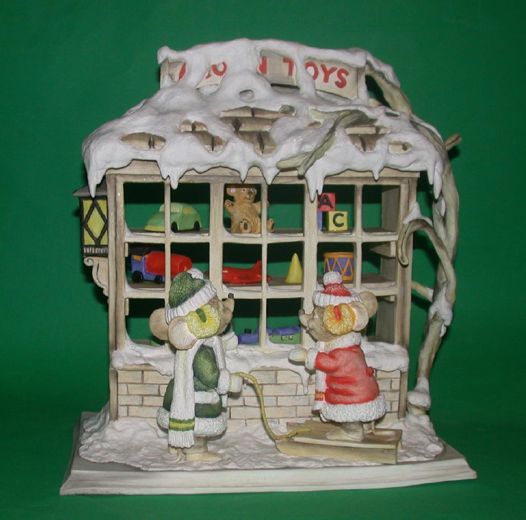 Connoisseur Bisque Porcelain - "Toy Shop" - c. 1991 Connoisseur Bisque Porcelain - "Toy Shop" - c. 1991