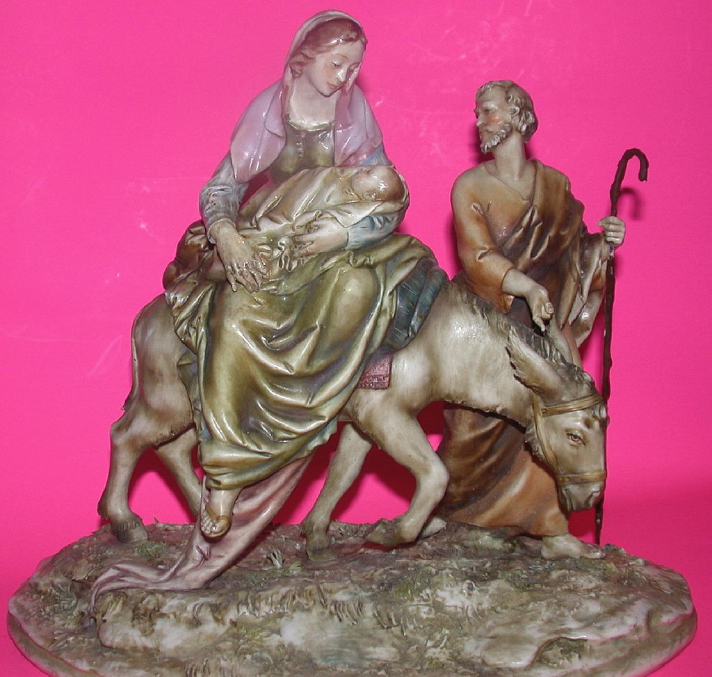 Borsato - "Flight Into Egypt" - Wonderful Multi-Figural Sculpture Borsato - "Flight Into Egypt" - Wonderful Multi-Figural Sculpture