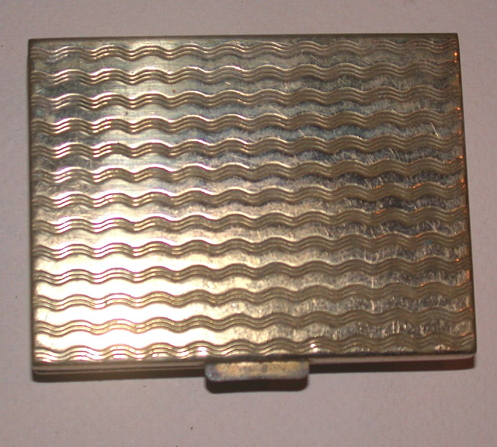 Vintage French Mother Of Pearl Compact by Patrys c. 1965 Vintage French Mother Of Pearl Compact by Patrys c. 1965