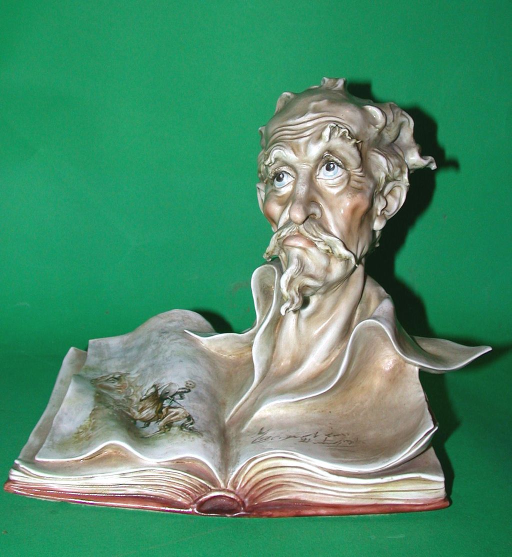 Borsato - "Don Quixote" - Wonderful Porcelain Sculpture -Great Detail - Great Humor! Borsato - "Don Quixote" - Wonderful Porcelain Sculpture -Great Detail - Great Humor!