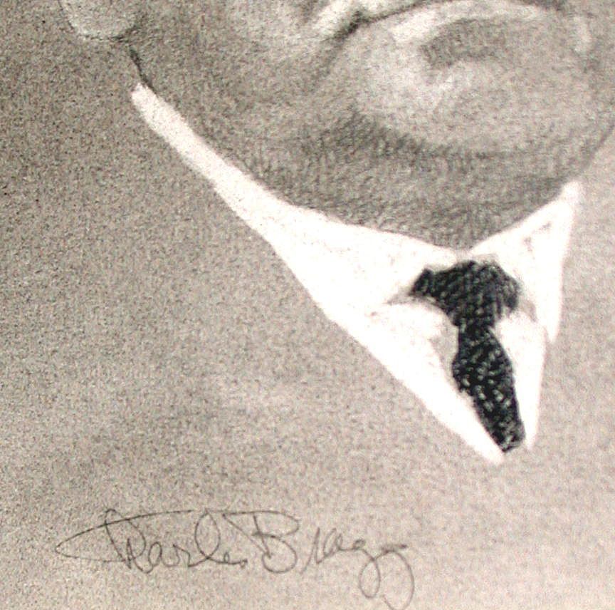 Charles Bragg - Original Drawing - Portrait - c 1972 Charles Bragg - Original Drawing - Portrait - c 1972
