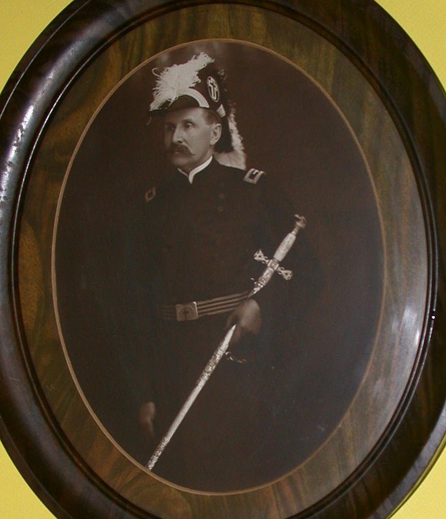 Antique Portrait Photograph Of Military Officer, c 1800s Antique Portrait Photograph Of Military Officer, c 1800s