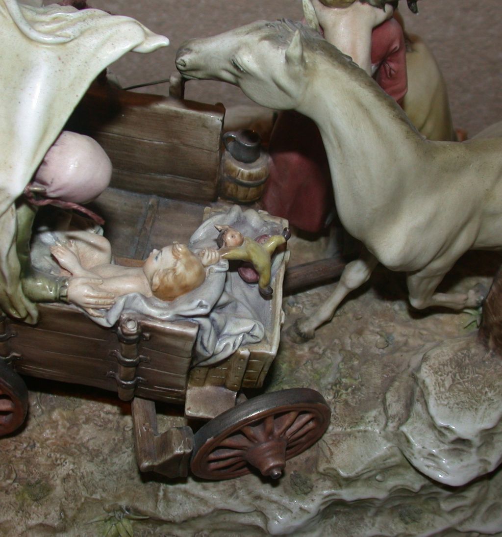 Borsato -Magnificent "Gypsy Camp" - One of the Master's Most Detailed Multi--Figural Porcelain Sculptures Borsato -Magnificent "Gypsy Camp" - One of the Master's Most Detailed Multi--Figural Porcelain Sculptures