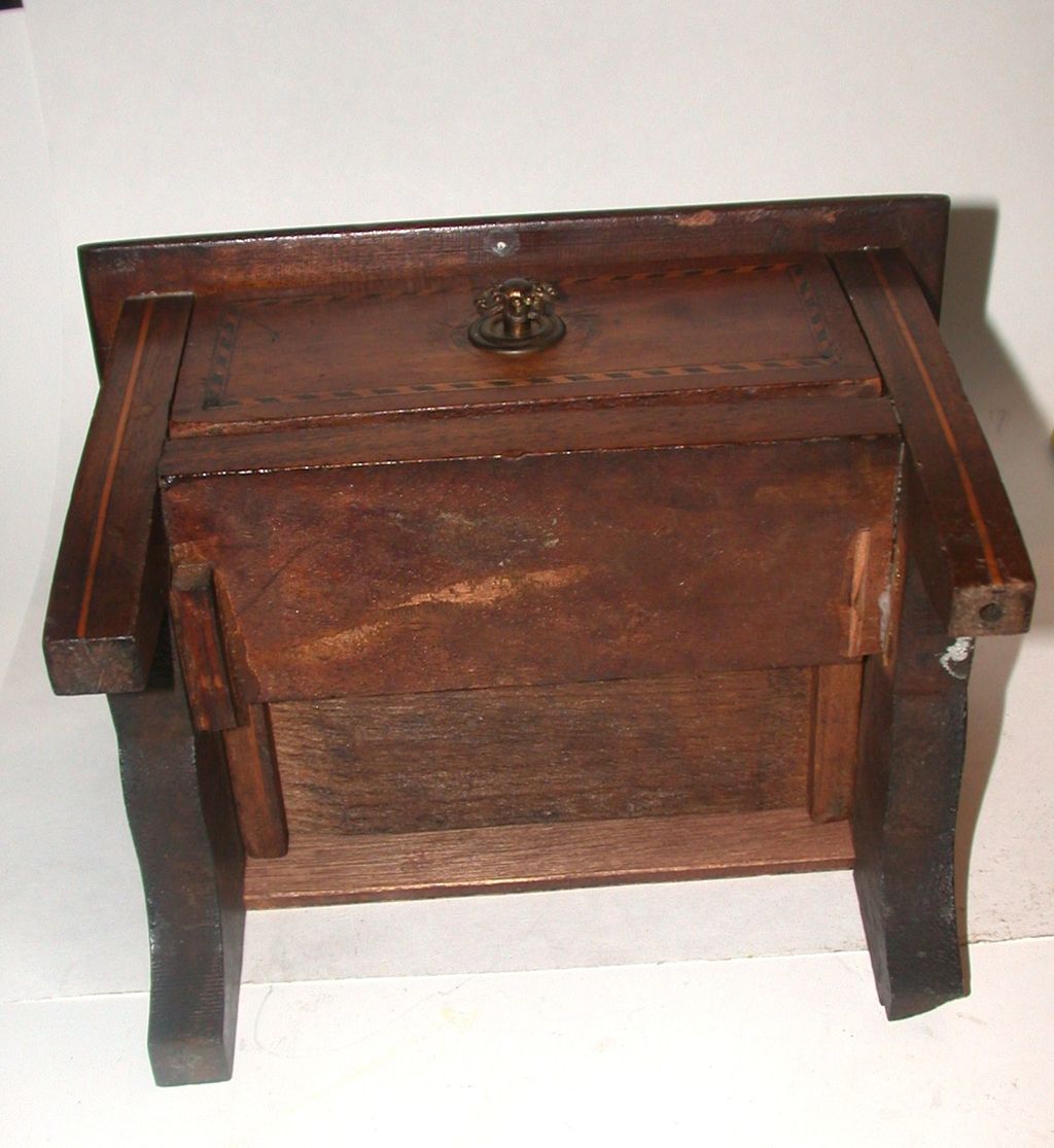 Carved Mahogany Dimunitive Chest With Inlaid Parquetry Carved Mahogany Dimunitive Chest With Inlaid Parquetry