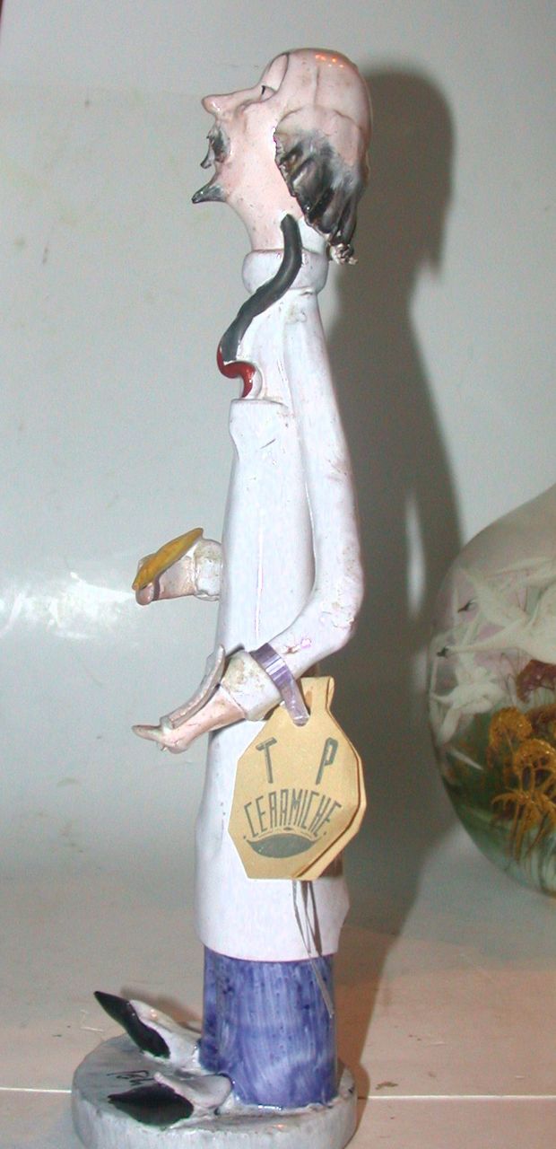 Doctor Porcelain Figure From Italy, Signed, With Original Tag Doctor Porcelain Figure From Italy, Signed, With Original Tag