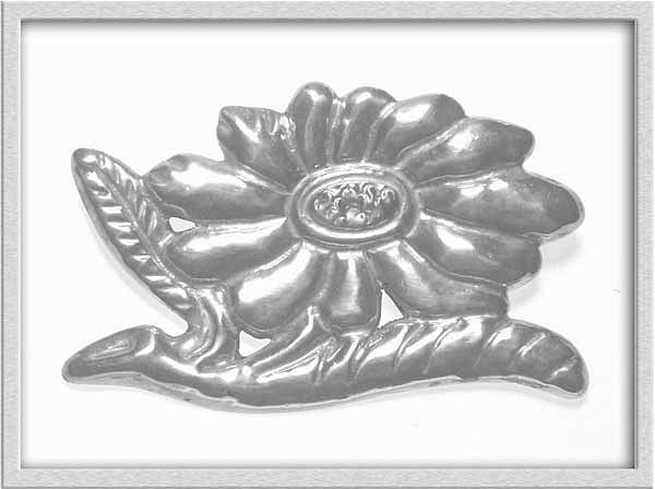 Magnificent HUGE 1930s Silver Sunflower Brooch~HECHO EN MEXICO Magnificent HUGE 1930s Silver Sunflower Brooch~HECHO EN MEXICO