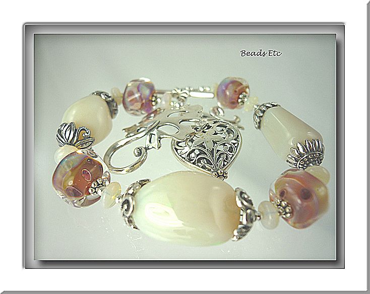 Beads Etc ~ Australian Opals ~ Balinese Sterling Bracelet Beads Etc ~ Australian Opals ~ Balinese Sterling Bracelet
