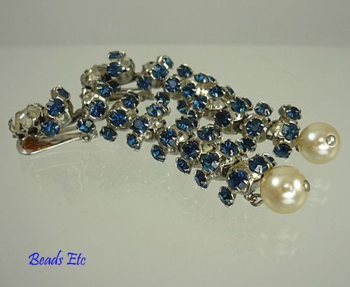 "20% Off" Vintage Signed Weiss Runway Earrings "20% Off" Vintage Signed Weiss Runway Earrings